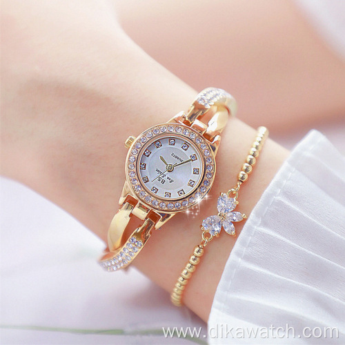 BS-FA1531 Fashion Rose Gold Rhinestone Cross Luxury watch